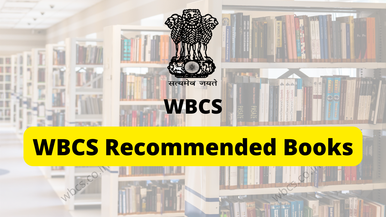 WBCS Recommended Books From Experts Suggestion with Buy Link