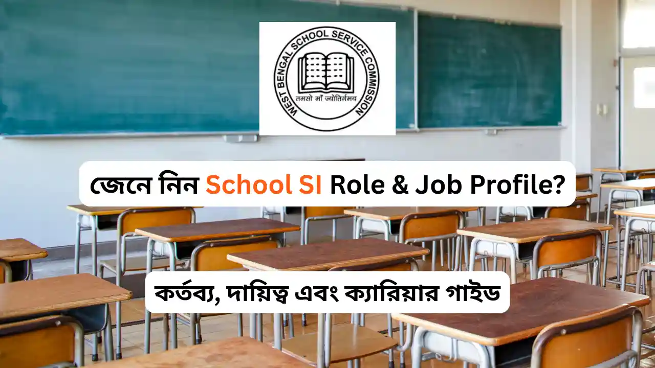 School SI Role & Job Profile | কর্তব্য, দায়িত্ব এবং ক্যারিয়ার গাইড | Full Information