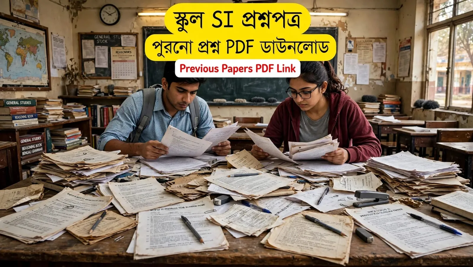 School SI Previous Year Question Papers PDF: WBPSC SI Old Paper Download